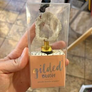 Gilded Blush Bottle Stopper